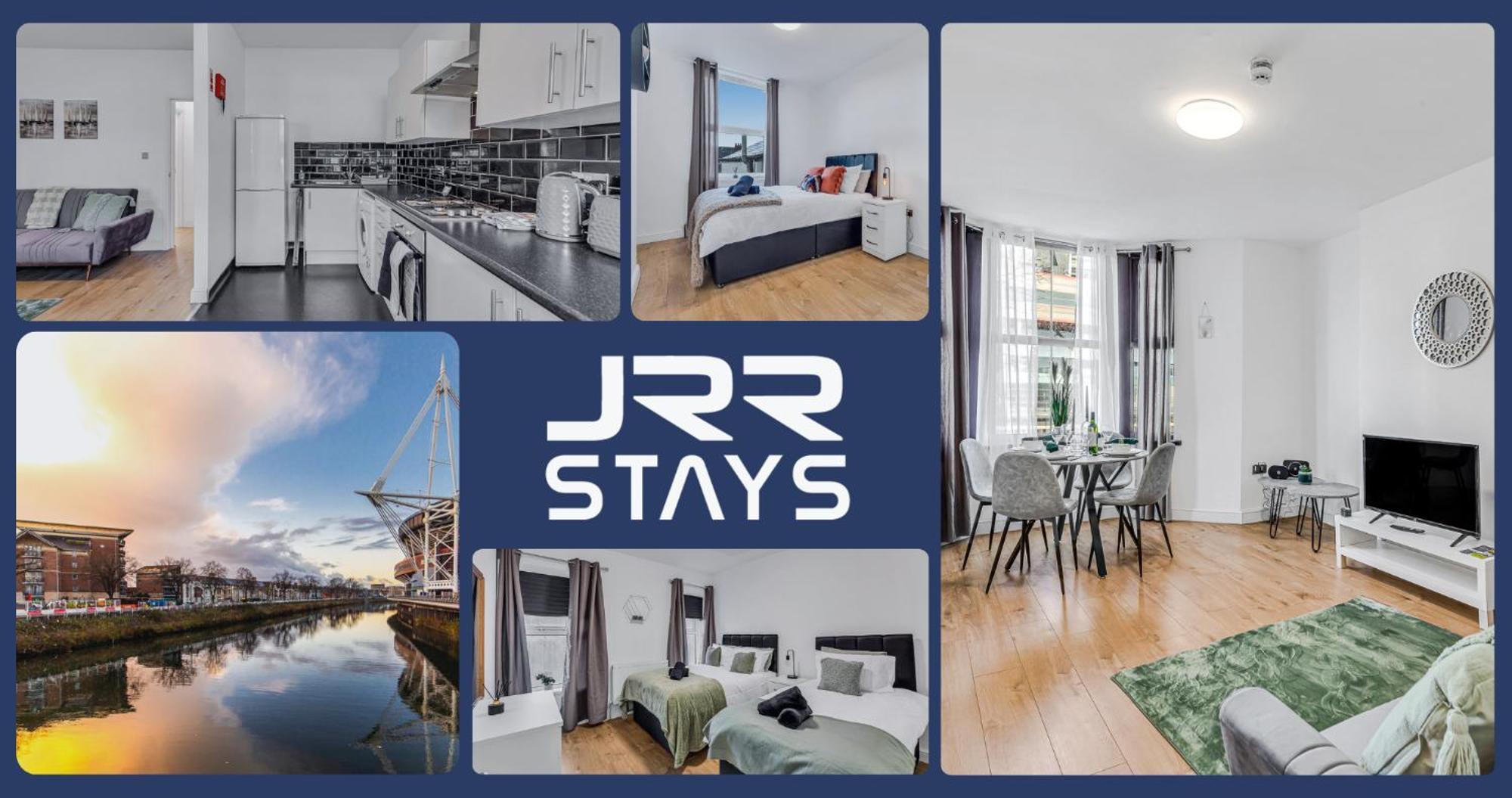 Cardiff Stylish 2 Bedroom Sleeps 6 Wi-Fi - Jrr Stays Εξωτερικό φωτογραφία